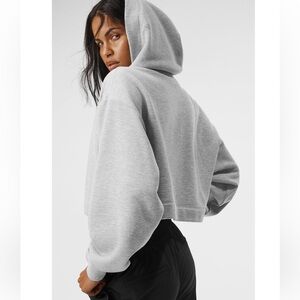 Alo Yoga - Bae Hoodie - Dove Grey Heather - Size M